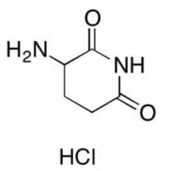 2,6-Piperidinedione-3-amino hydrochloride , CAS No 24666-56-6