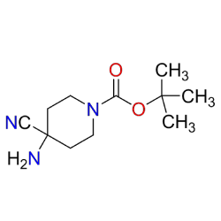 4-amino-4-cyano-piperidine-1-carboxylic acid tert-butyl ester , CAS No 331281-25-5