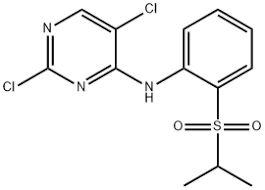 2,5-dichloro-N-(2-(isopropylsulfonyl)phenyl)pyrimidin-4-amine , CAS No 761440-16-8